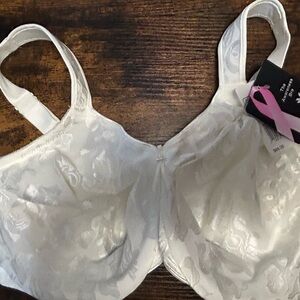 Wacoal The Awareness Bra Elegant White Floral Bra Size 40G NWT